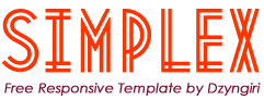 Simplex : Free HTML Template by Dzyngiri